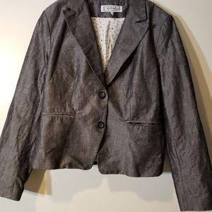 Stephanie Anais grey blazer/suit jacket